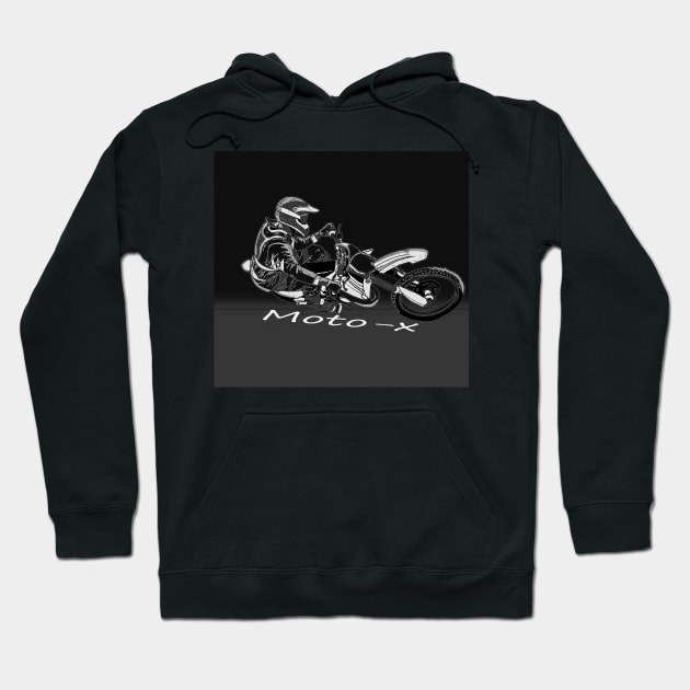 MOTO-X Racer Hoodie by Highseller